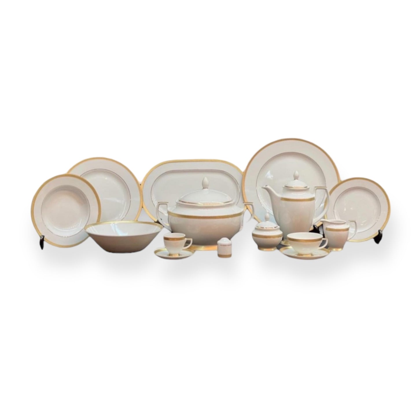 Falkenporzellan - Dinner Set 112 Pcs - Gold