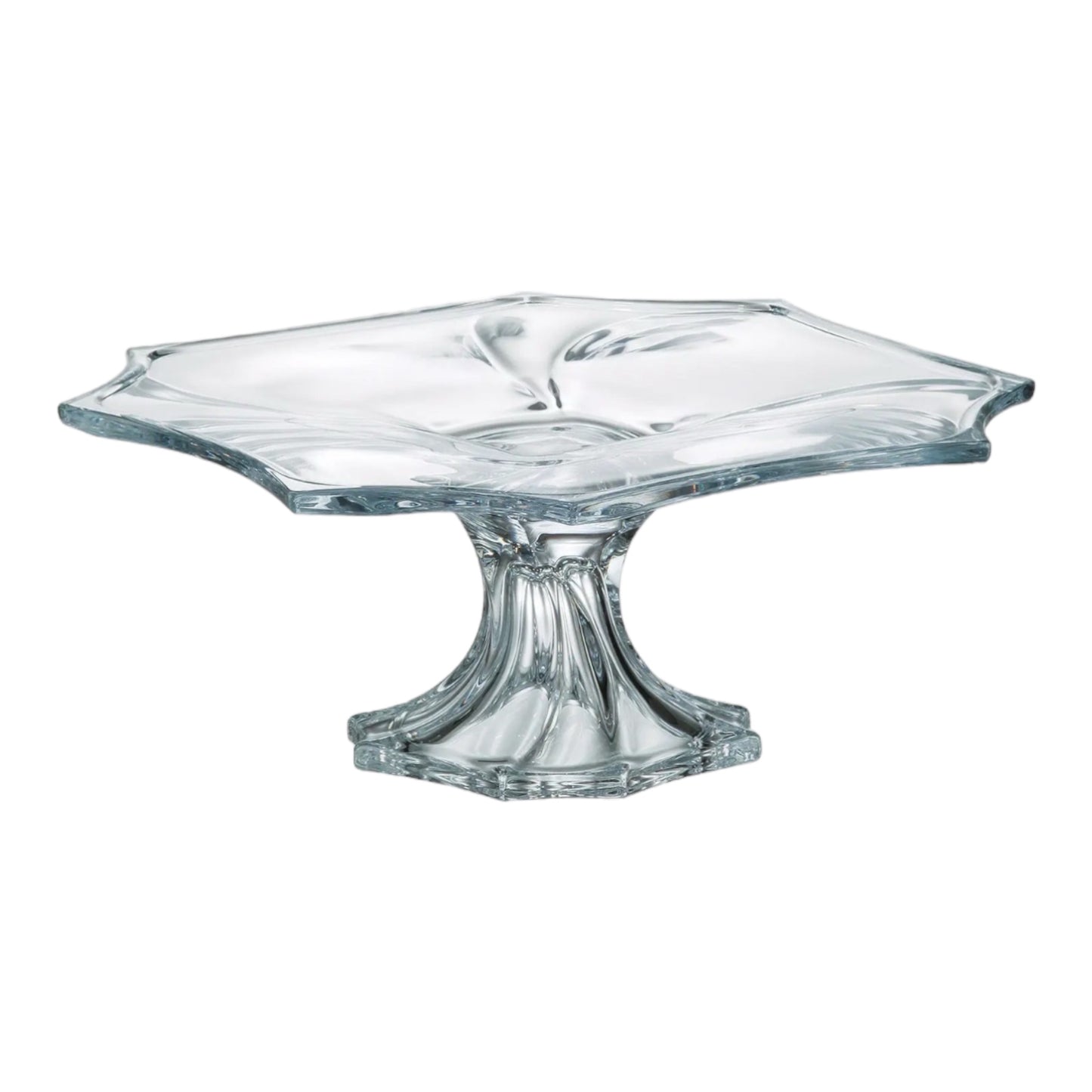 Bohemia Crystal Plate With Base - 13x29 cm