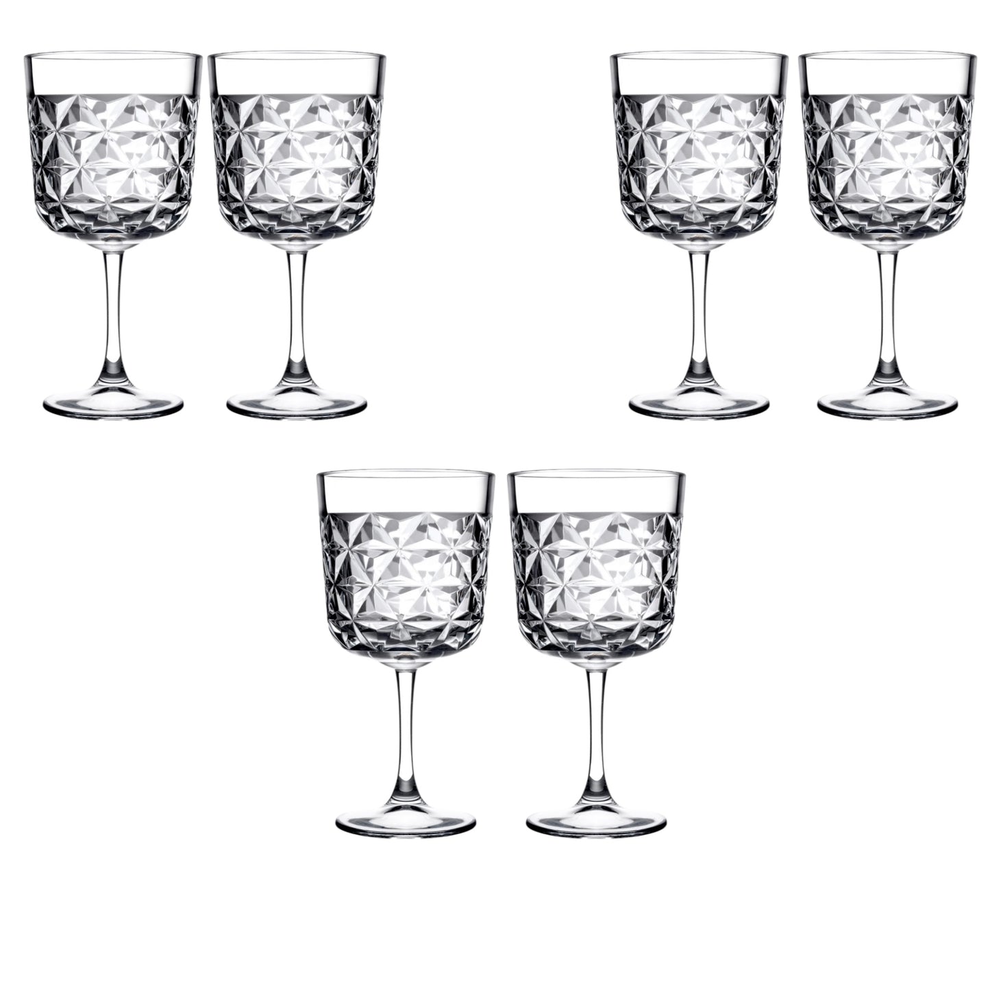 Pasabahce Goblet Glass Set 6 Pieces