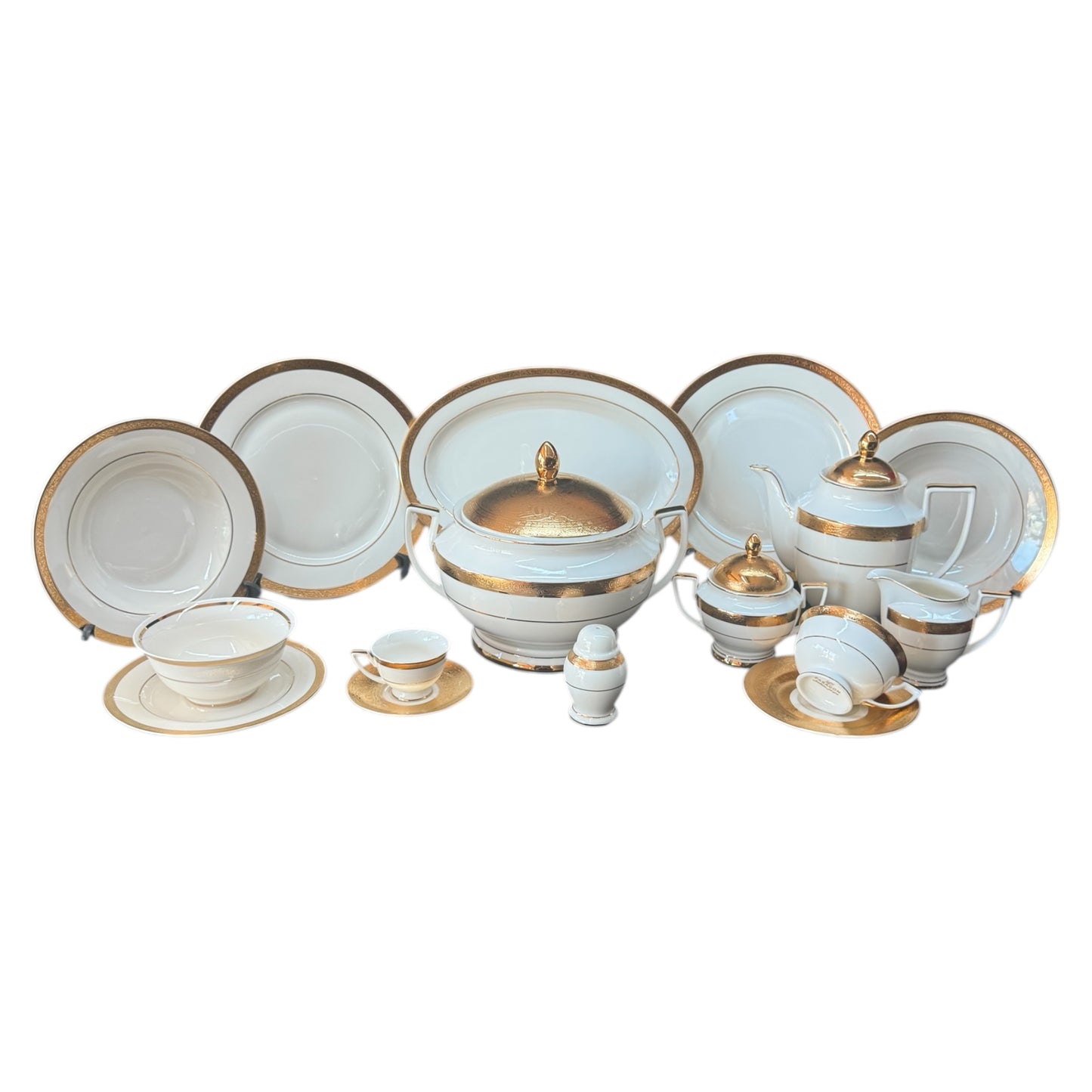 Dinner Set 112 Pieces - Gold