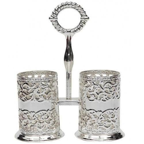 Queen Anne - Silver Plated - Double Cultery Holder