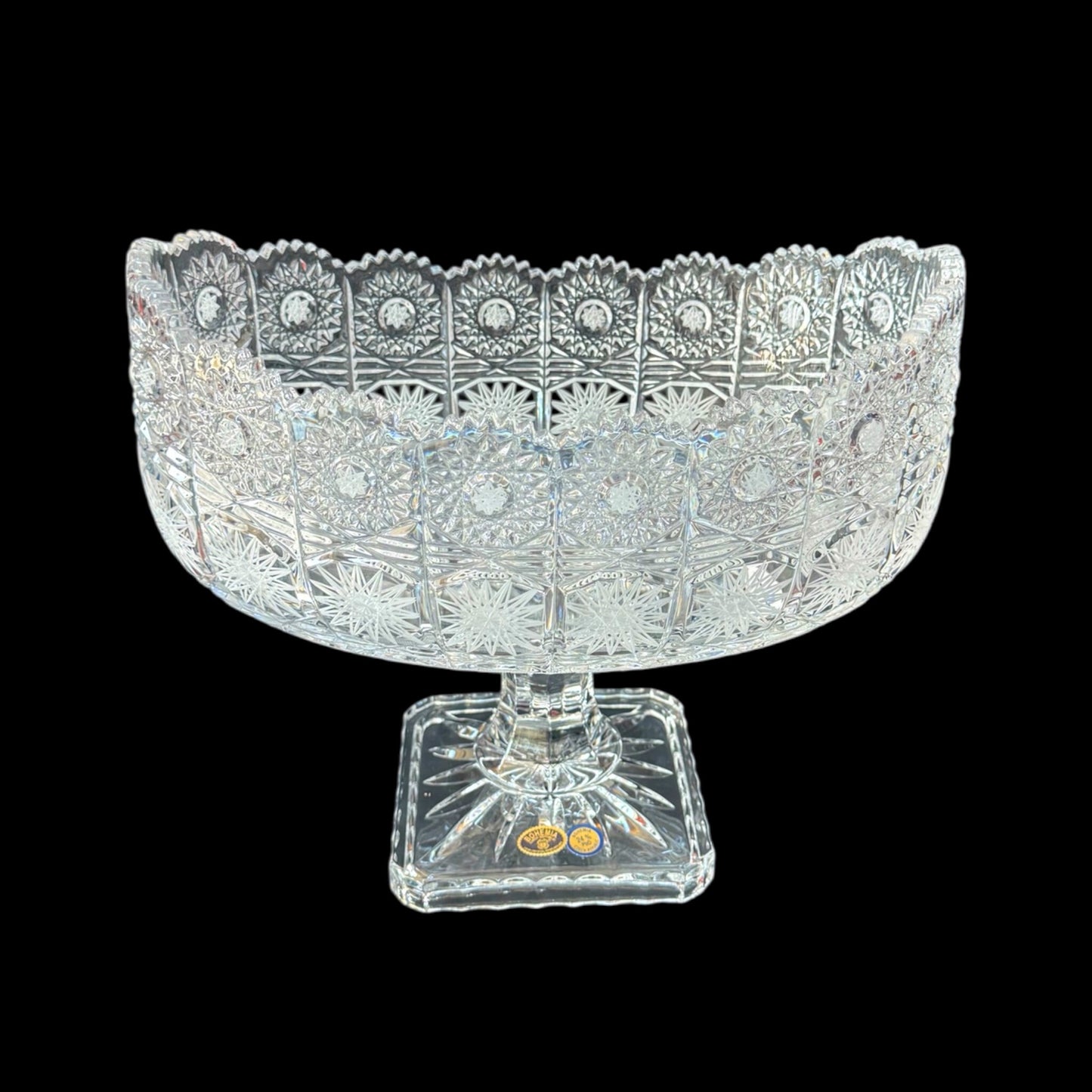 Bohemia Crystal Gardinere With Base - 30x24cm