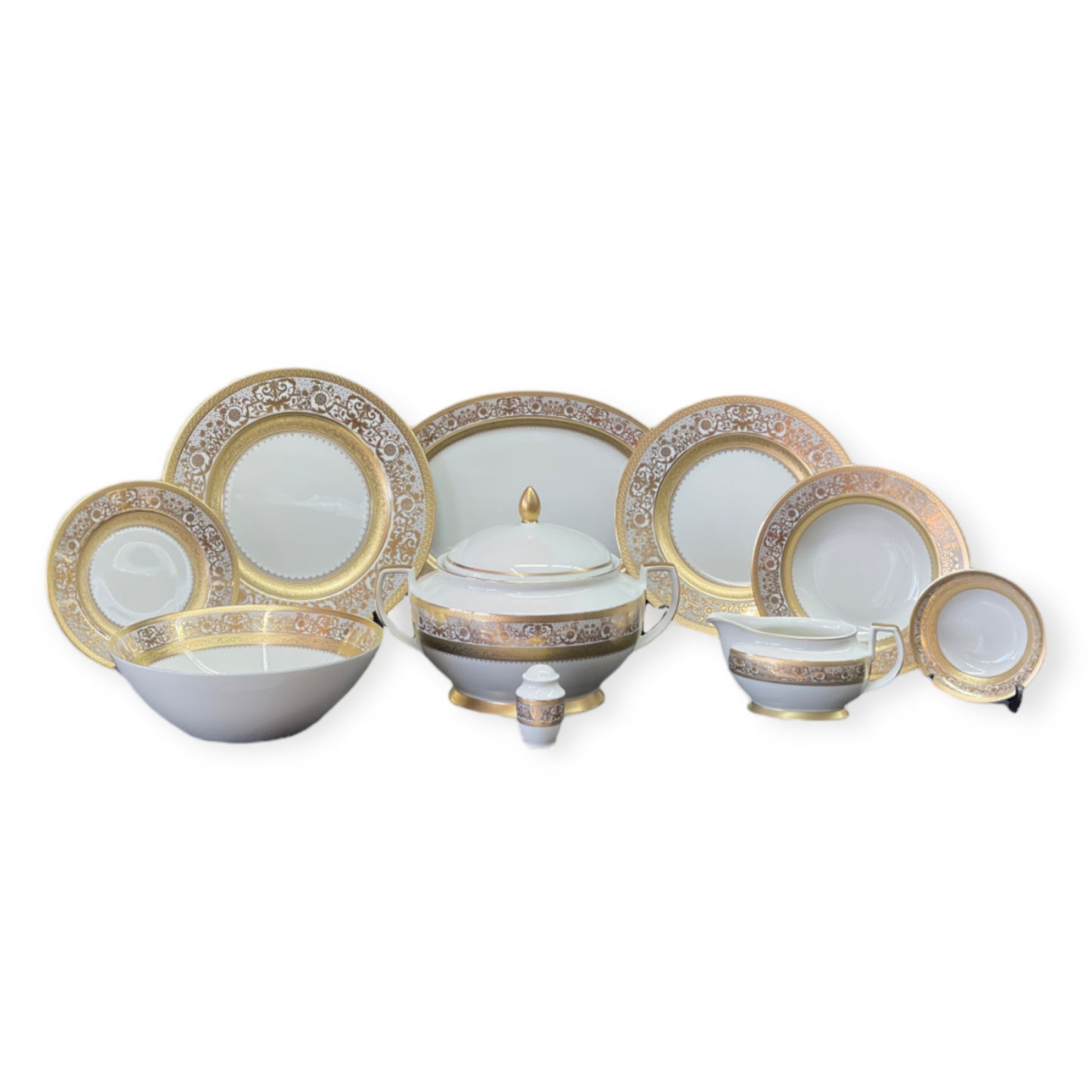 Falkenporzellan - Dinner Set 112  Pcs - Gold