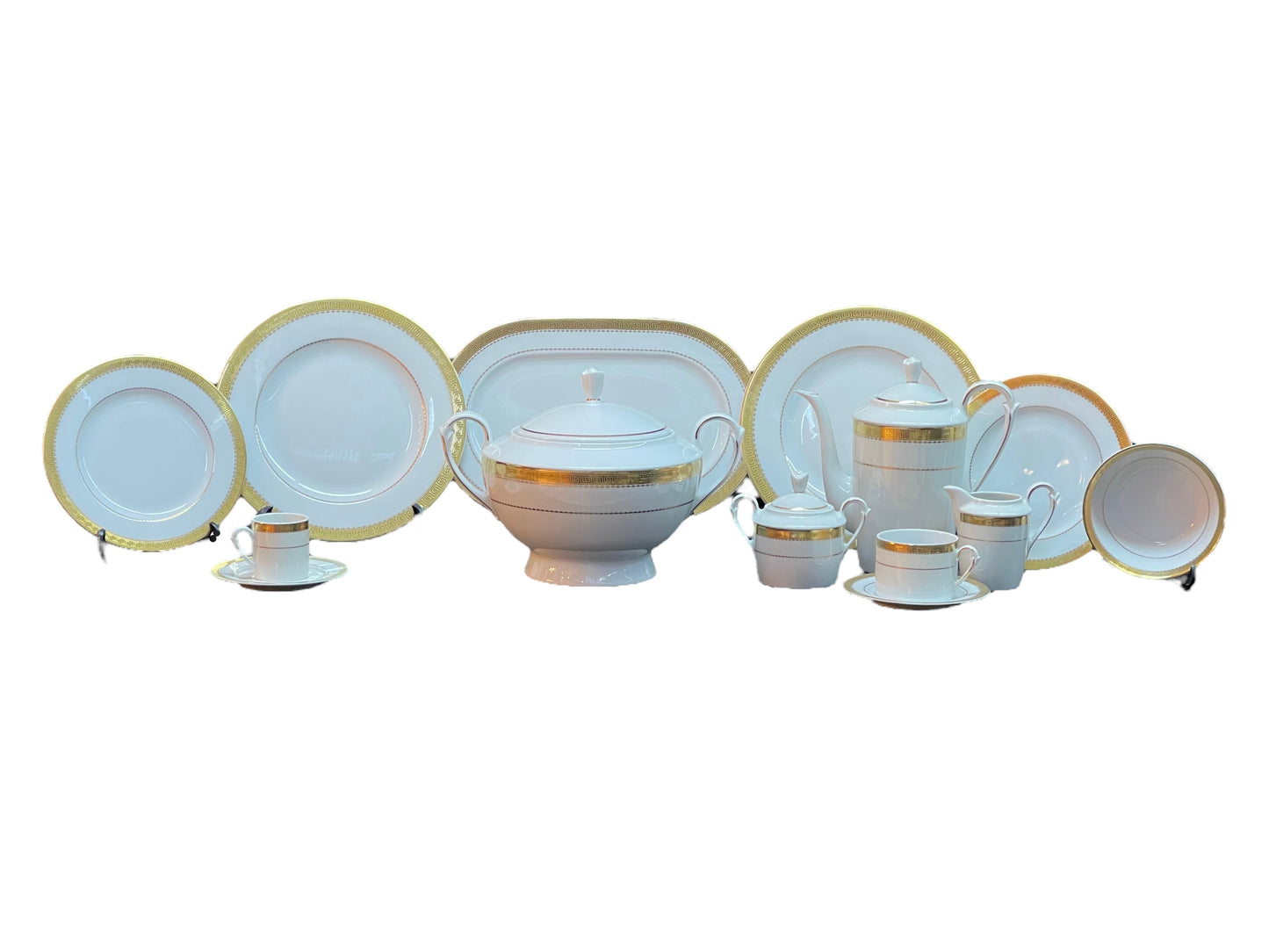 Falkenporzellan - Dinner Set 112  Pcs - Gold