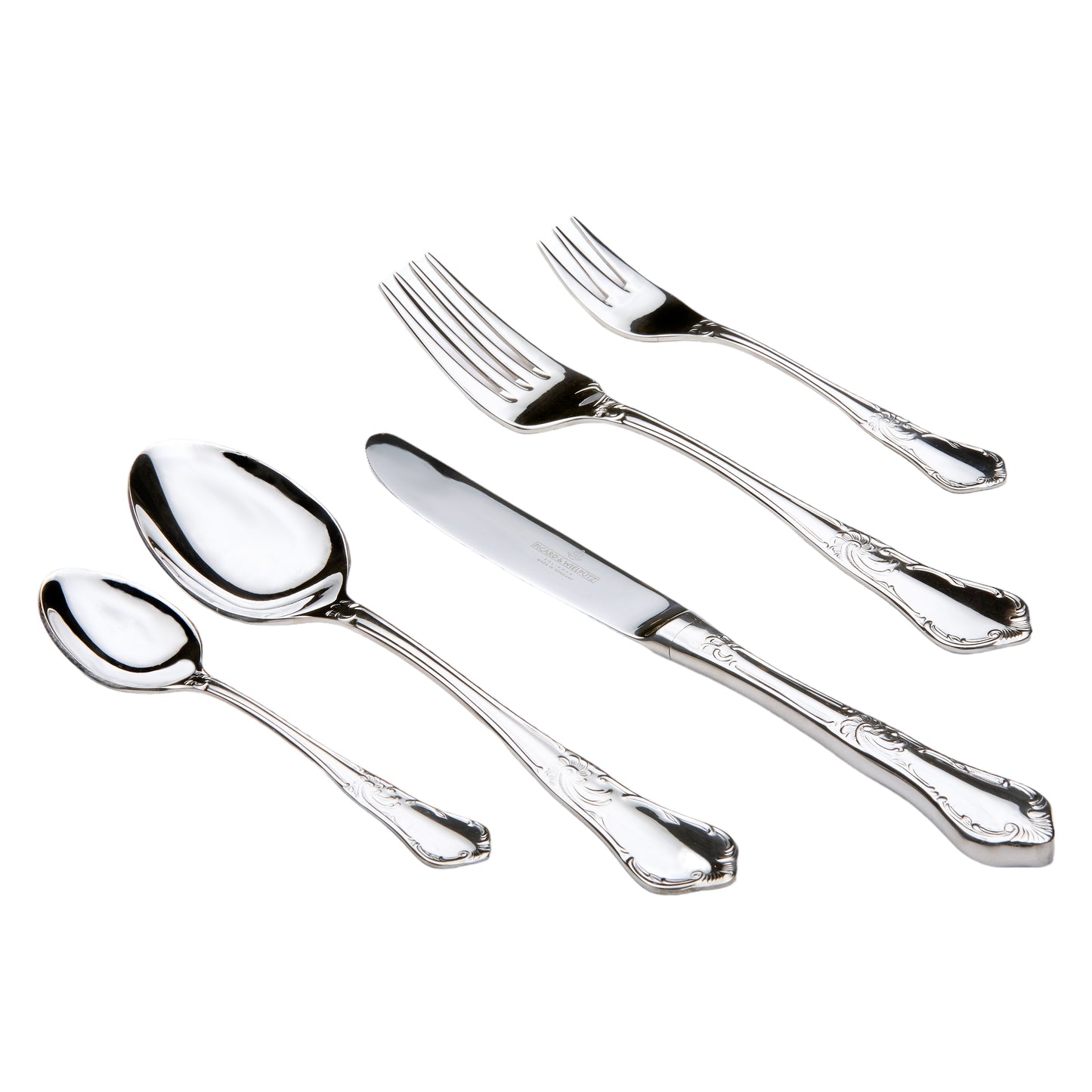 Cutlery Set Solingen Germany Stainless Steel  - 72 Pcs - Silver With Wooden Box