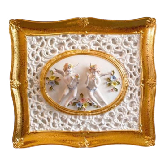 BC Limoge - Wall Frame - Beige&Gold - 50x56 cm