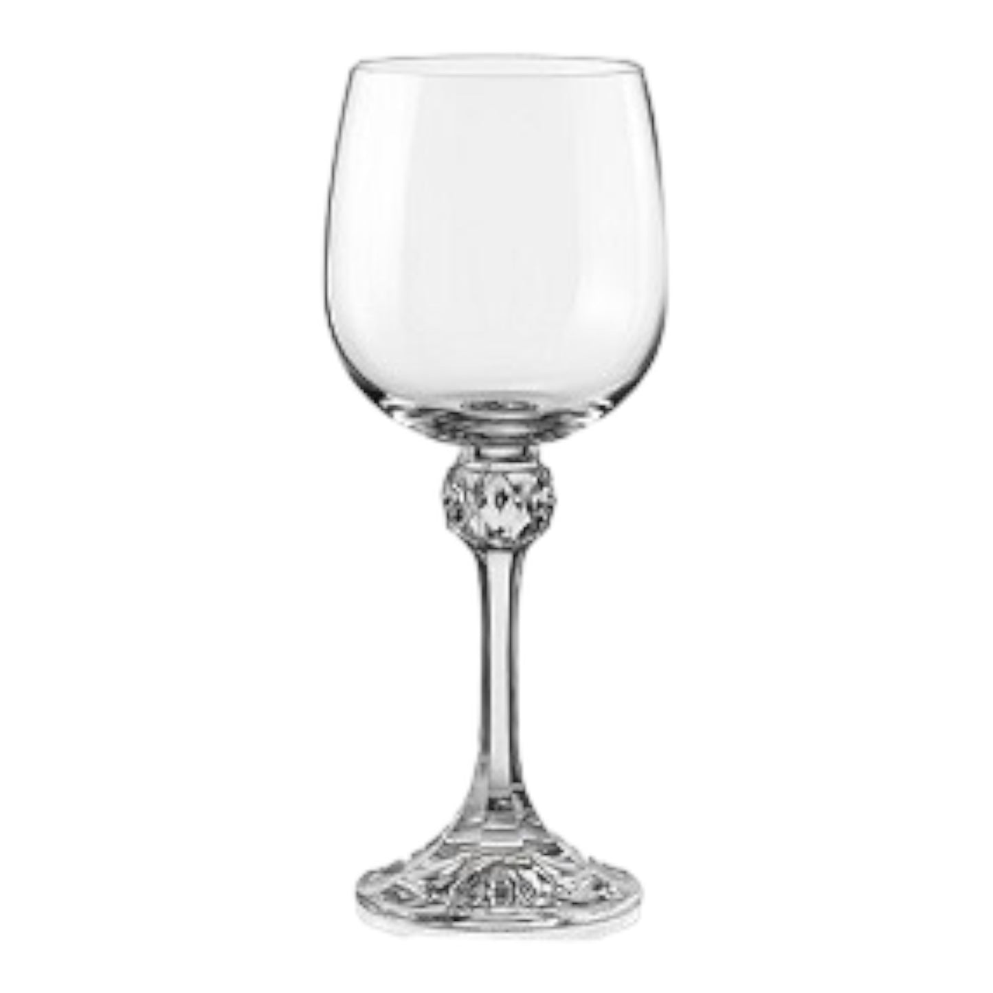 Bohemia Crystal - Goblet Glass Set 6 Pcs