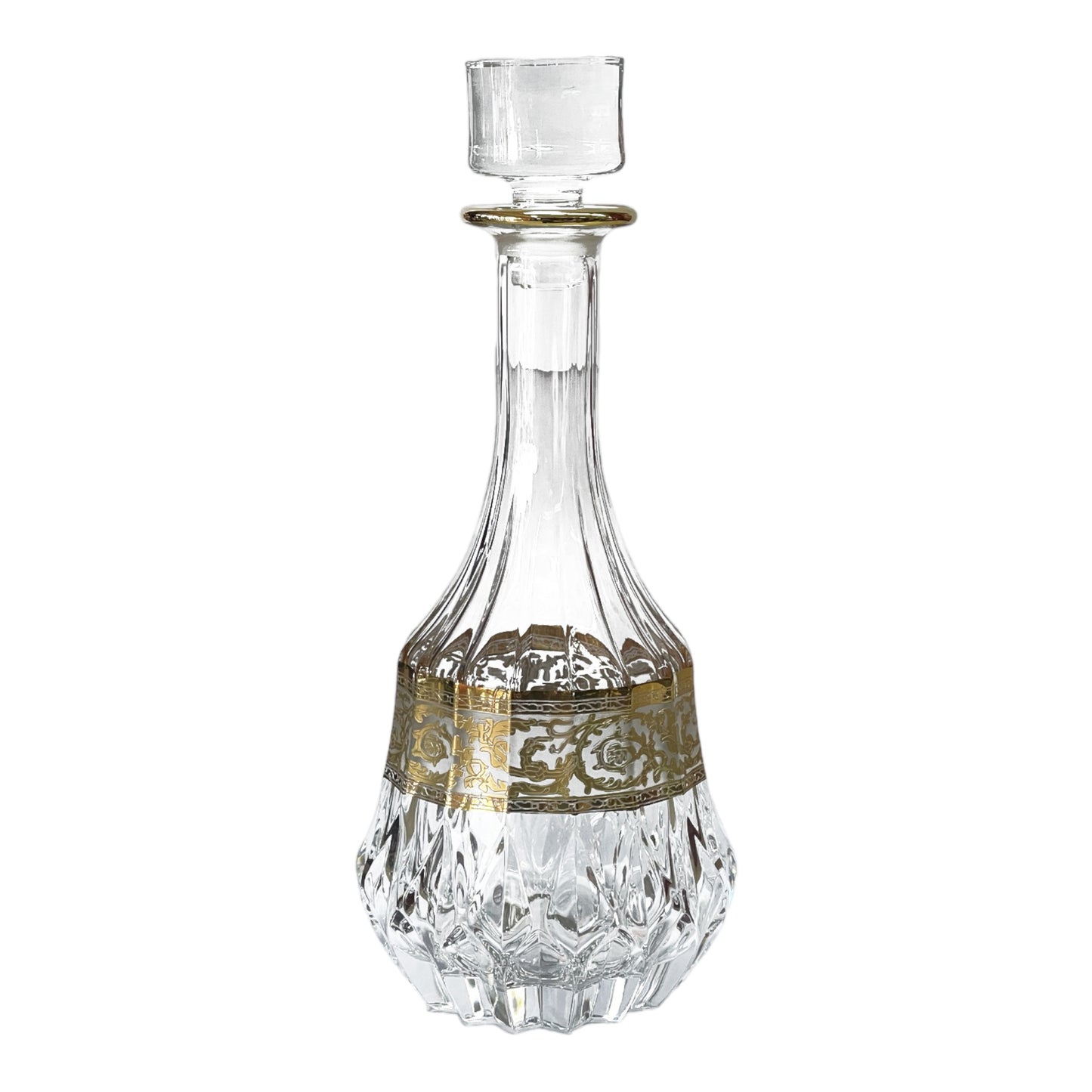 Italian Crystal - Bottle - Gold