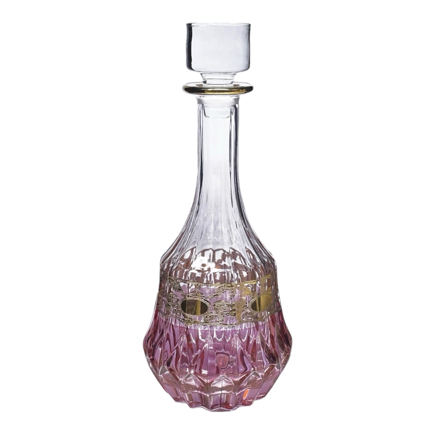 Italian Crystal - Bottle - Rose&Gold