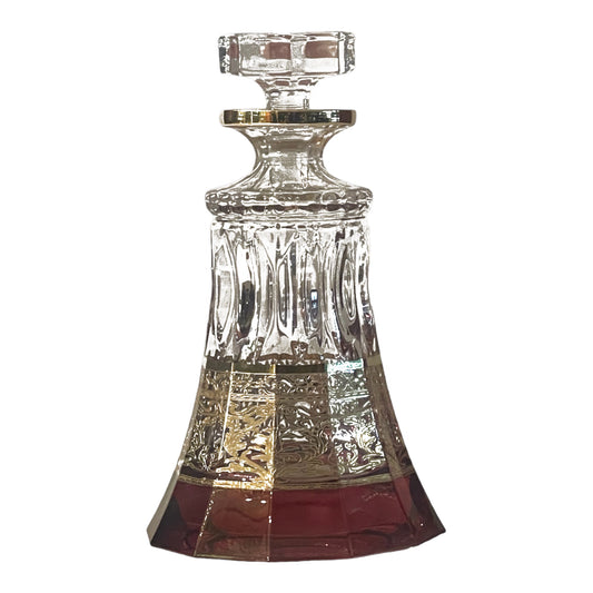 Italian Crystal - Bottle - Red&Gold