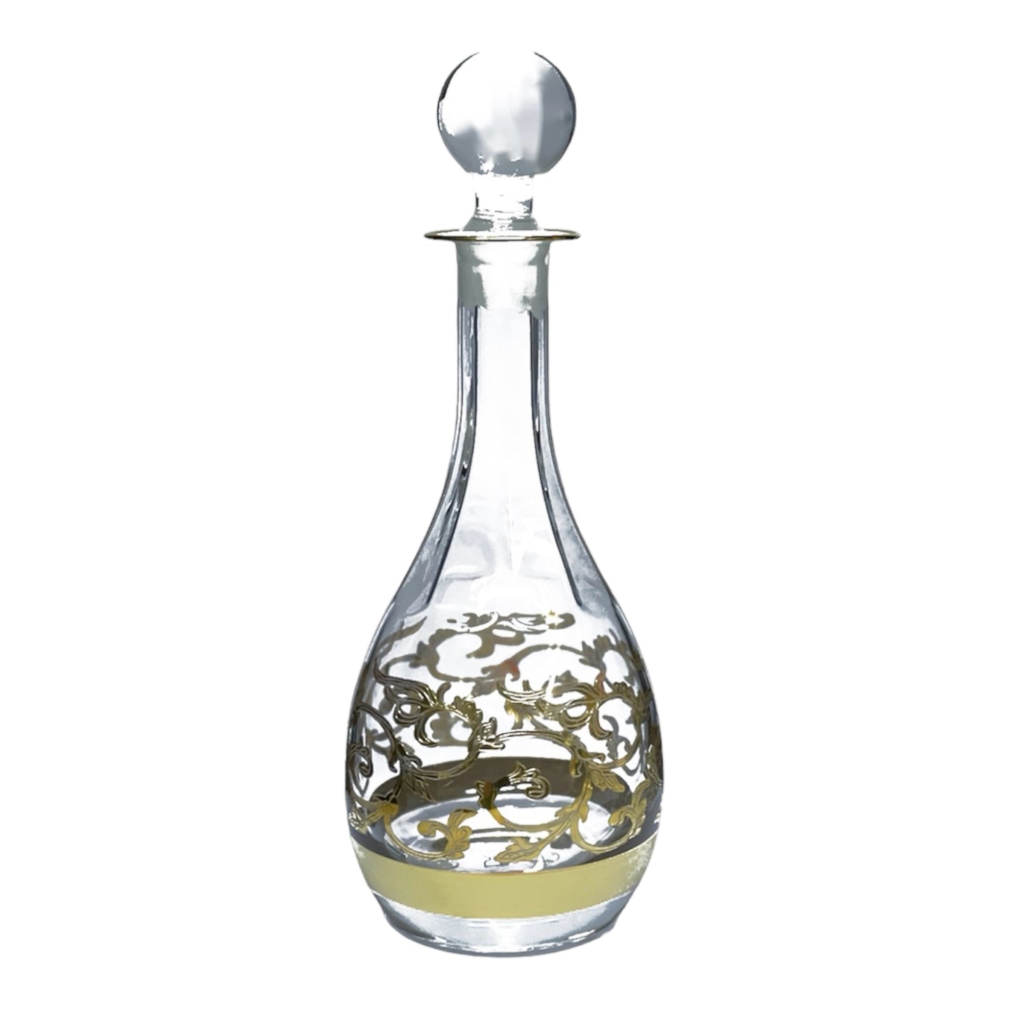 Italian Crystal - Bottle - Gold