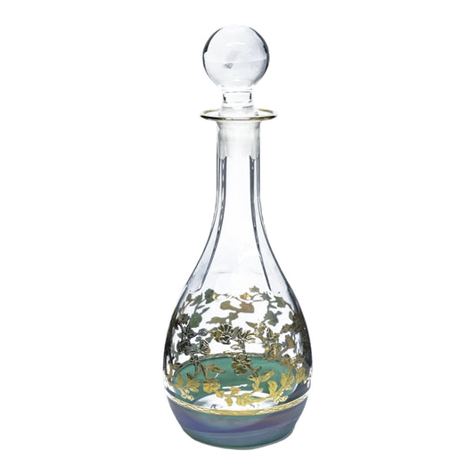 Italian Crystal - Bottle - Green&Gold