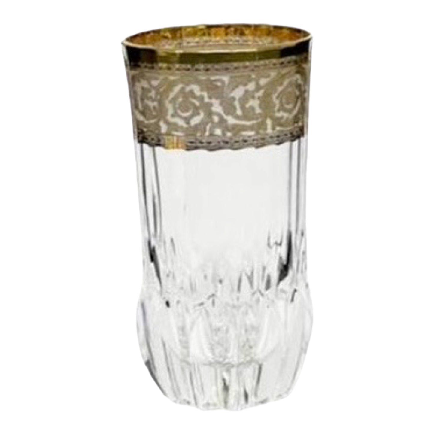 Italian Crystal  - Highball Glass Set 6 Pcs - Gold