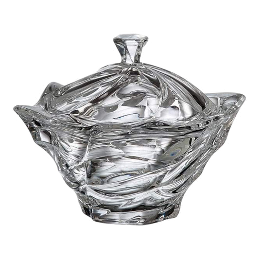 Bohemia Crystal Bonbonniere With Cover - 21 cm