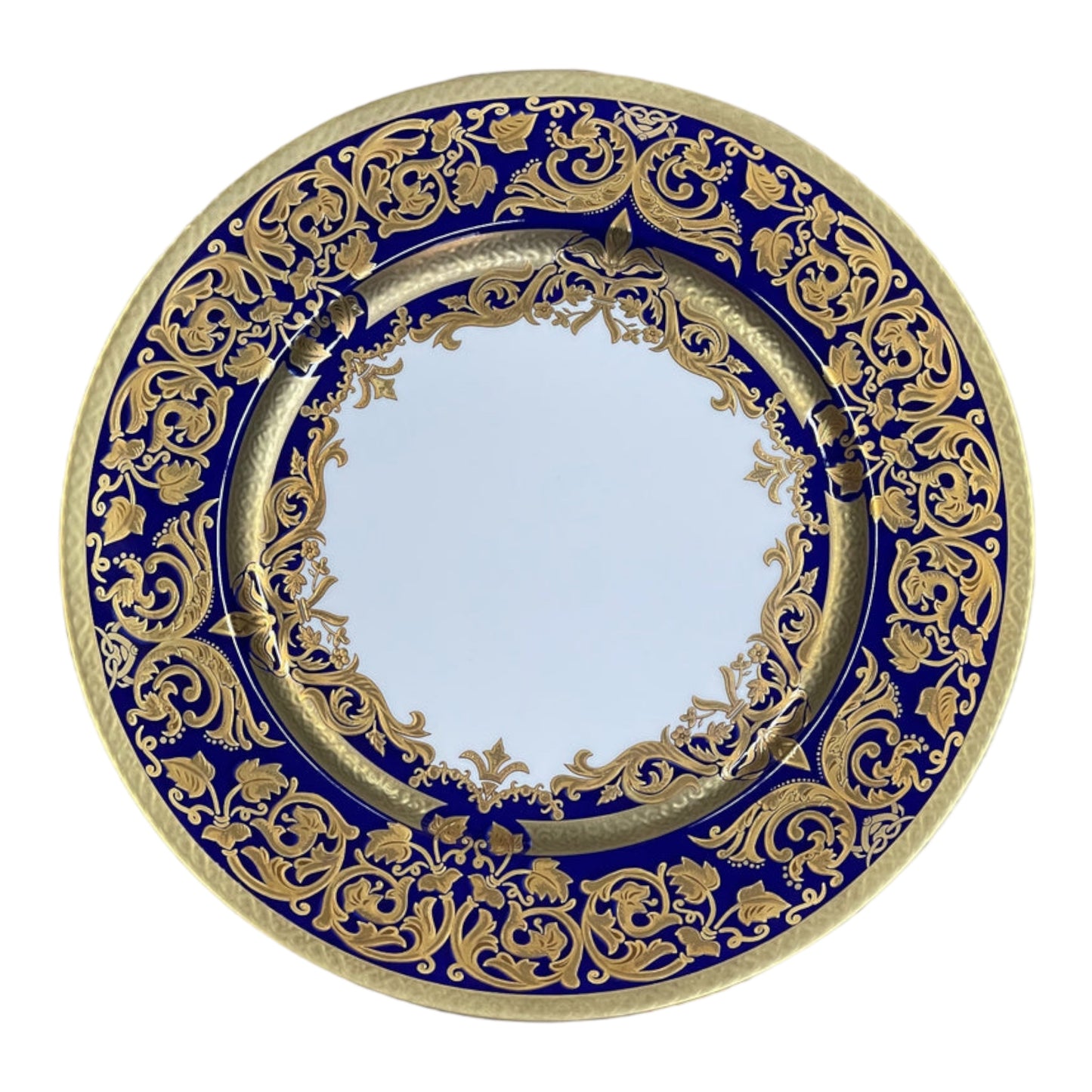 Falkenpozellan - Dinner set 112 Pcs - Blue&Gold