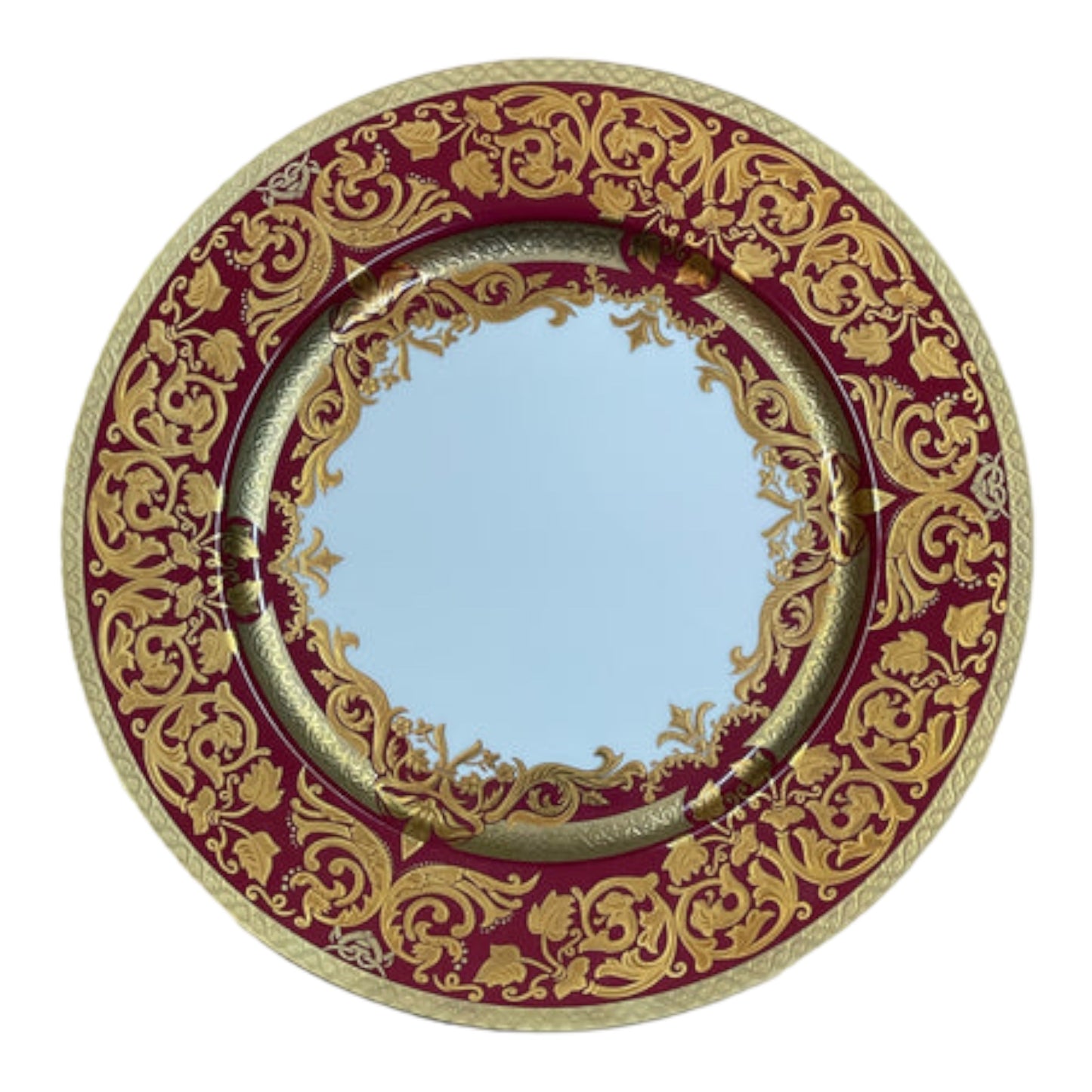 Falkenporzellan - Dinner Set 11 Pcs - Red&Gold