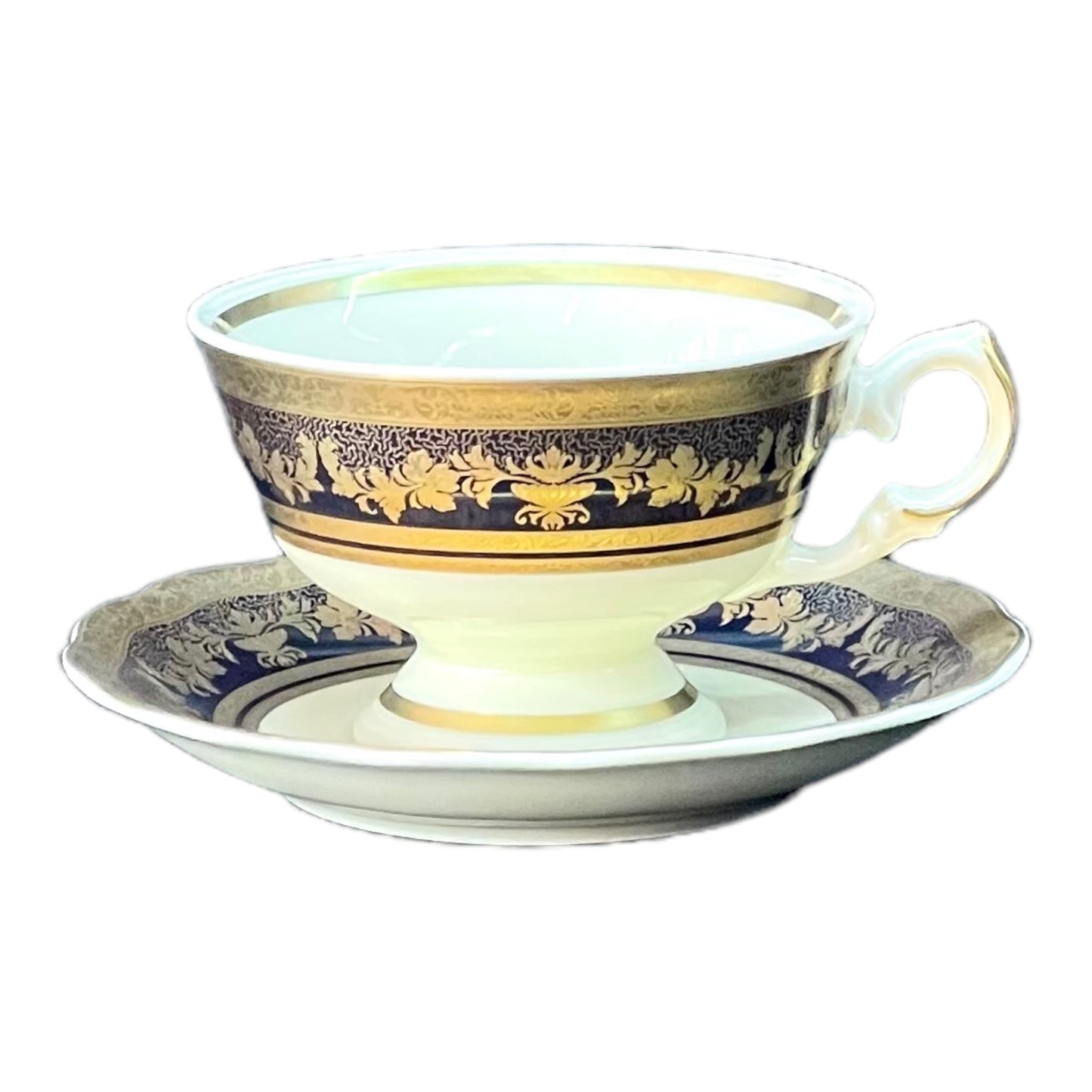 Tea Set 23 Pcs - Blue&Gold