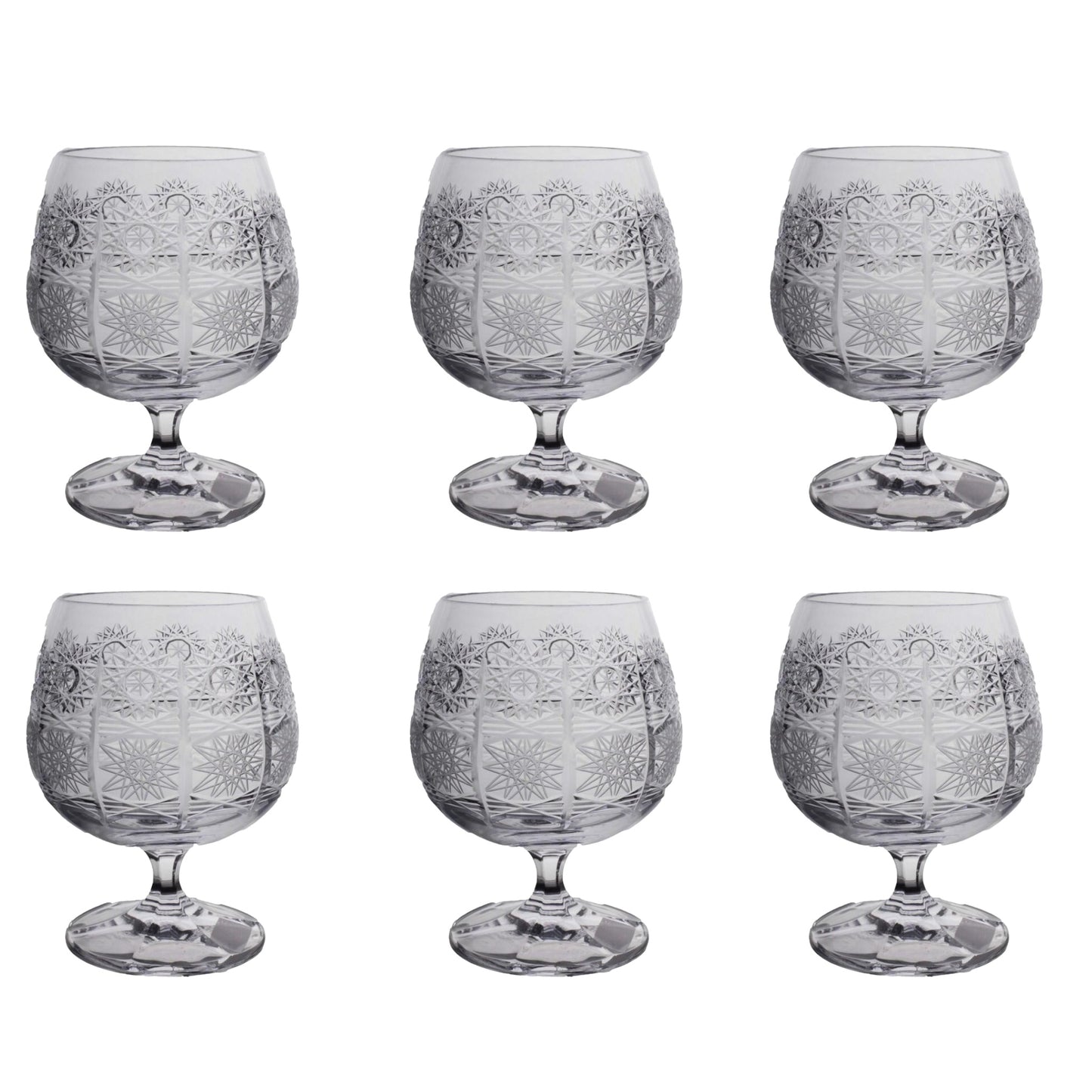 Bohemia Crystal - Cocktail Glass Handcut Set 6 Pcs