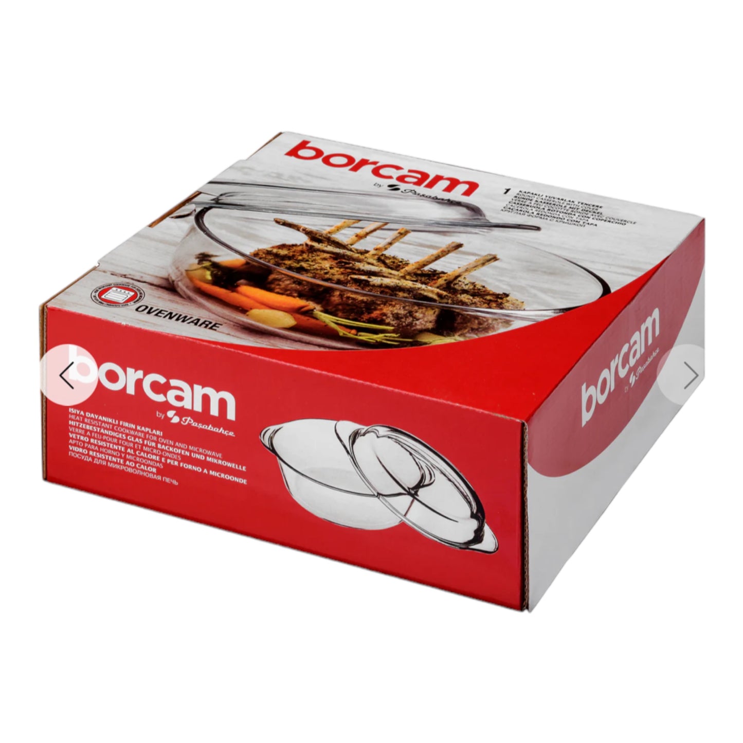 Borcam - Round Casserole With Cover