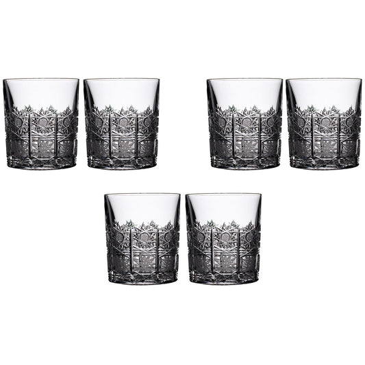 Bohemia Crysral - Tumbler Glass Handcut Set 6 Pcs