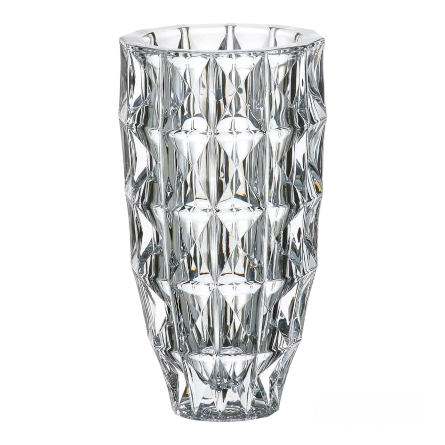 Bohemia Crystal Vase Diamond Design - 25.5 CM