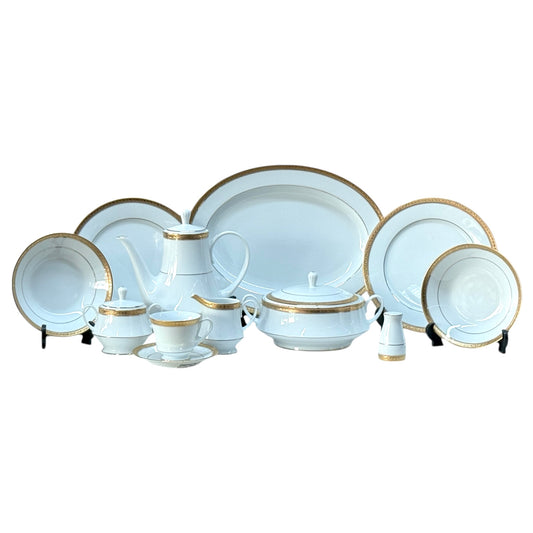 Noritake Dinner Set 112 Pieces - Gold