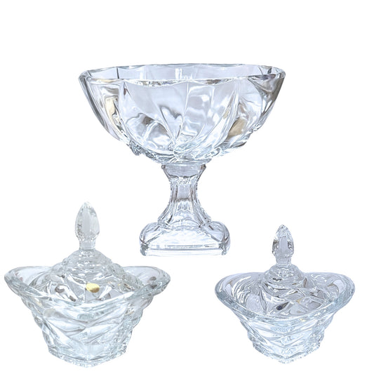 Bohemia Crystal Set With Gift Box - 3 Pieces