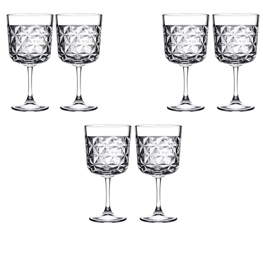 Pasabahce Goblet Glass Set 6 Pieces
