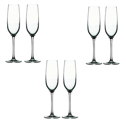 Pasabahce Flute Set - 6 Pieces