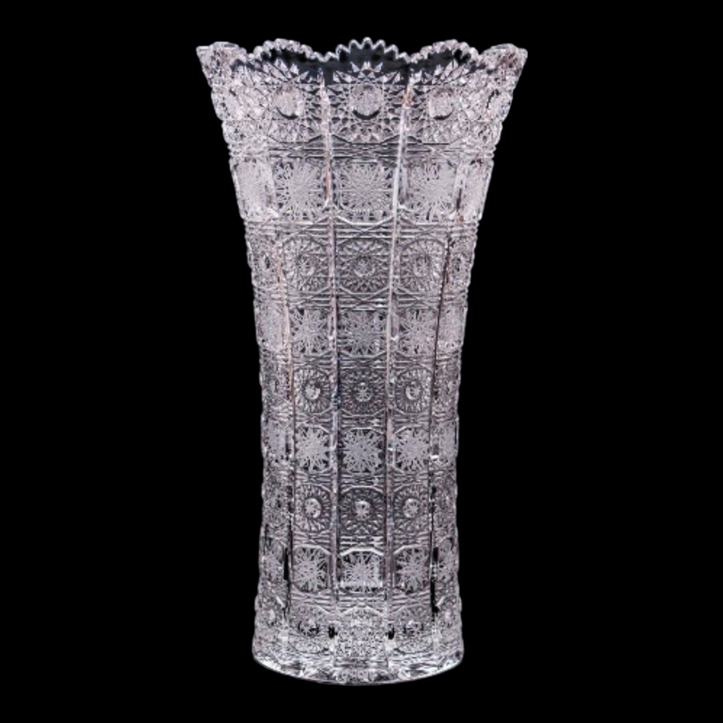 Bohemia Crystal Vase Handcut - 30cm