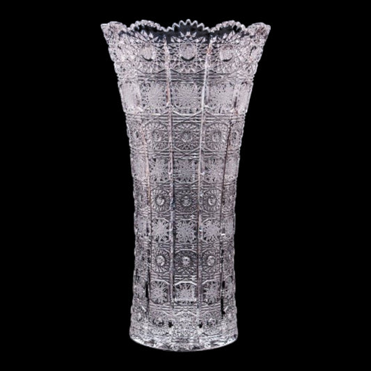Bohemia Crystal Vase Handcut - 30cm