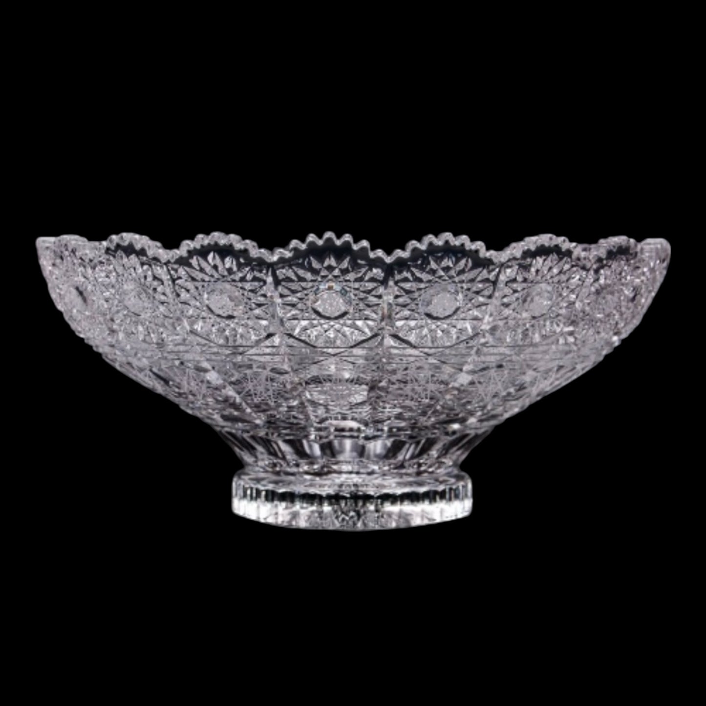 Bohemia Crystal Plate With Base - 30cm