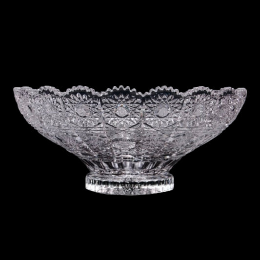 Bohemia Crystal Plate With Base - 30cm