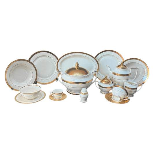 Dinner Set 112 Pieces - Gold