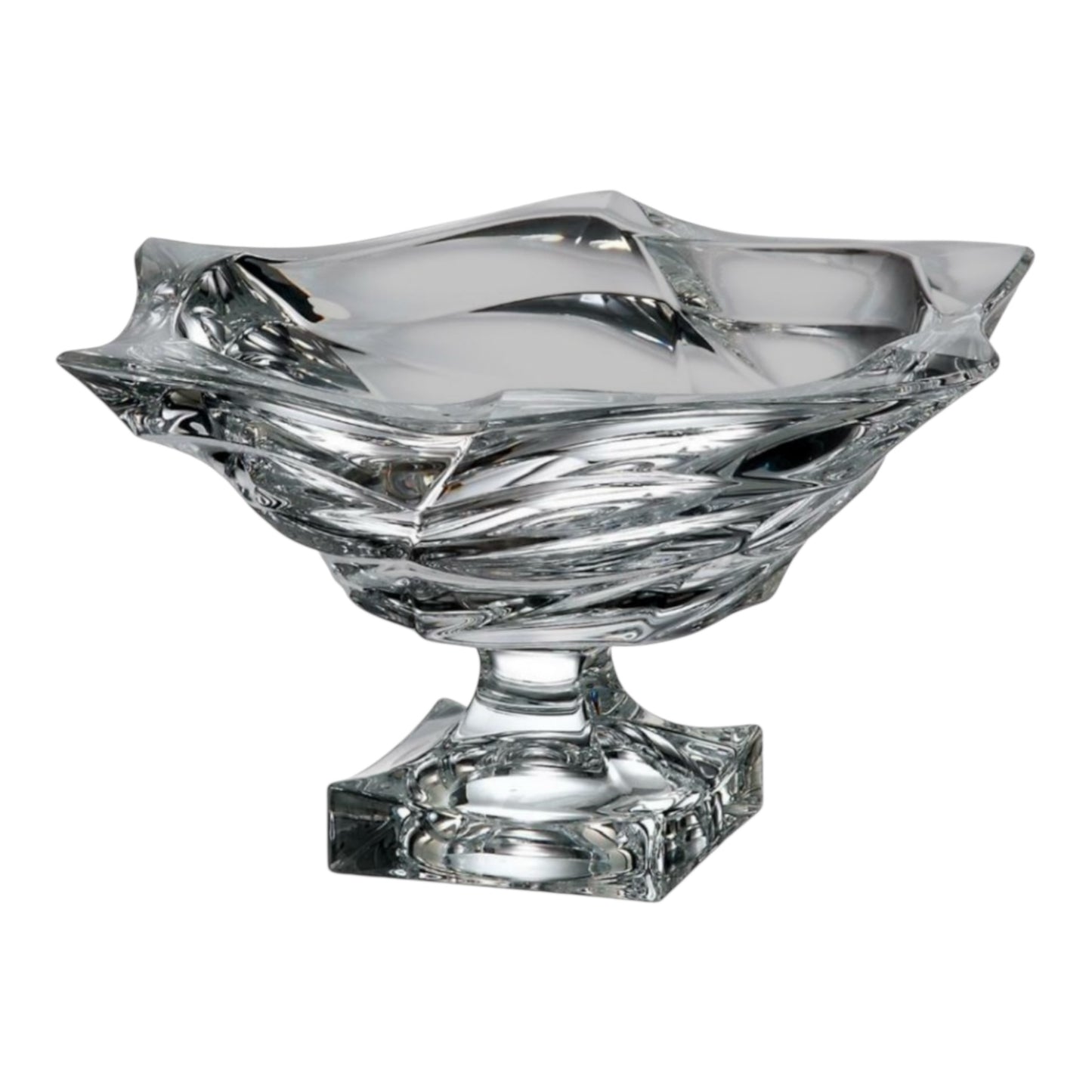 Bohemia Crystal Plate With Base - 33 cm