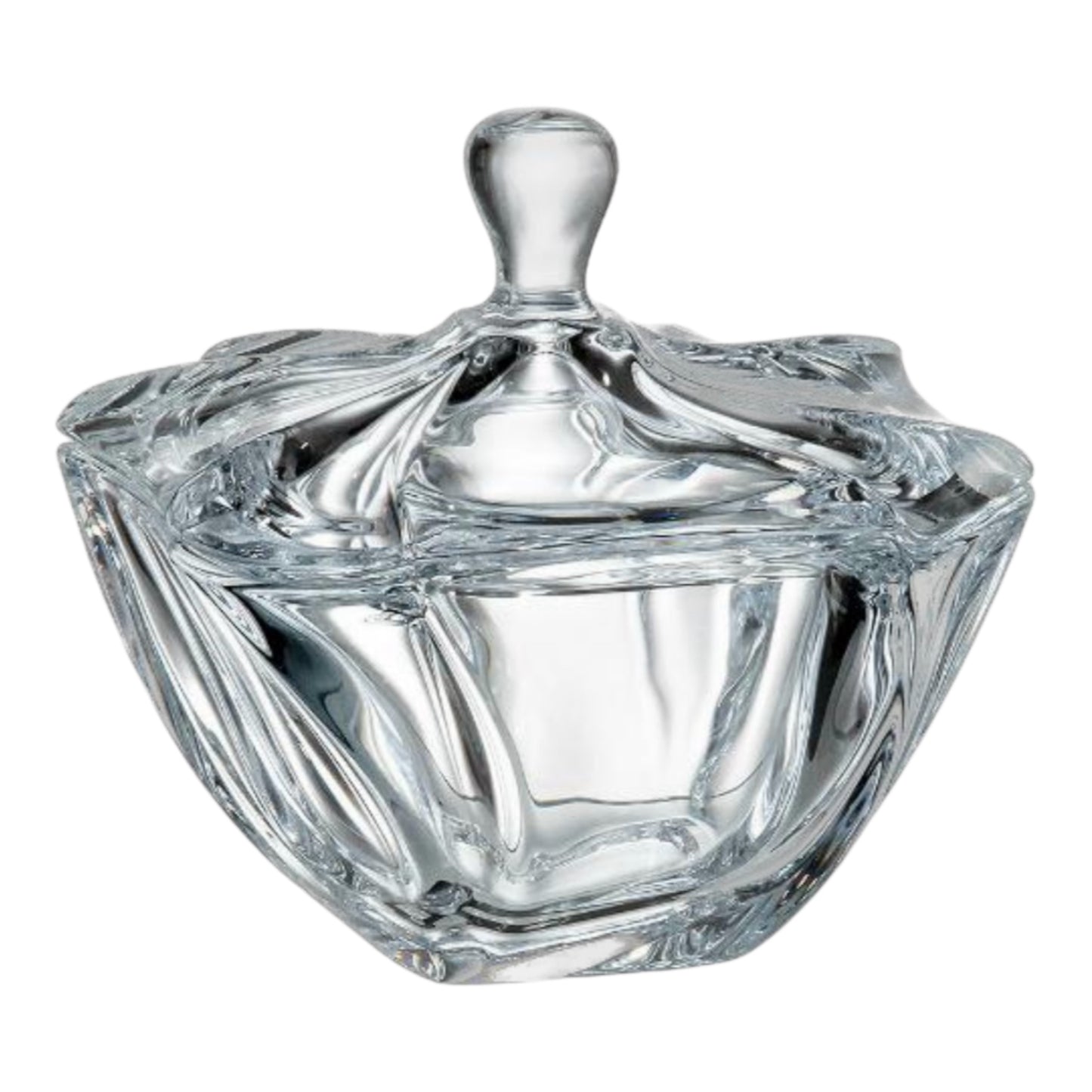 Bohemia Crystal Bonboniere With Cover