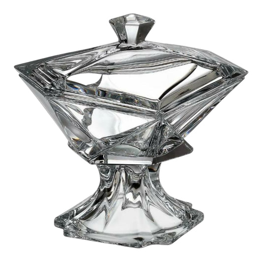 Bohemia Crystal Bonboniere With Base&Cover