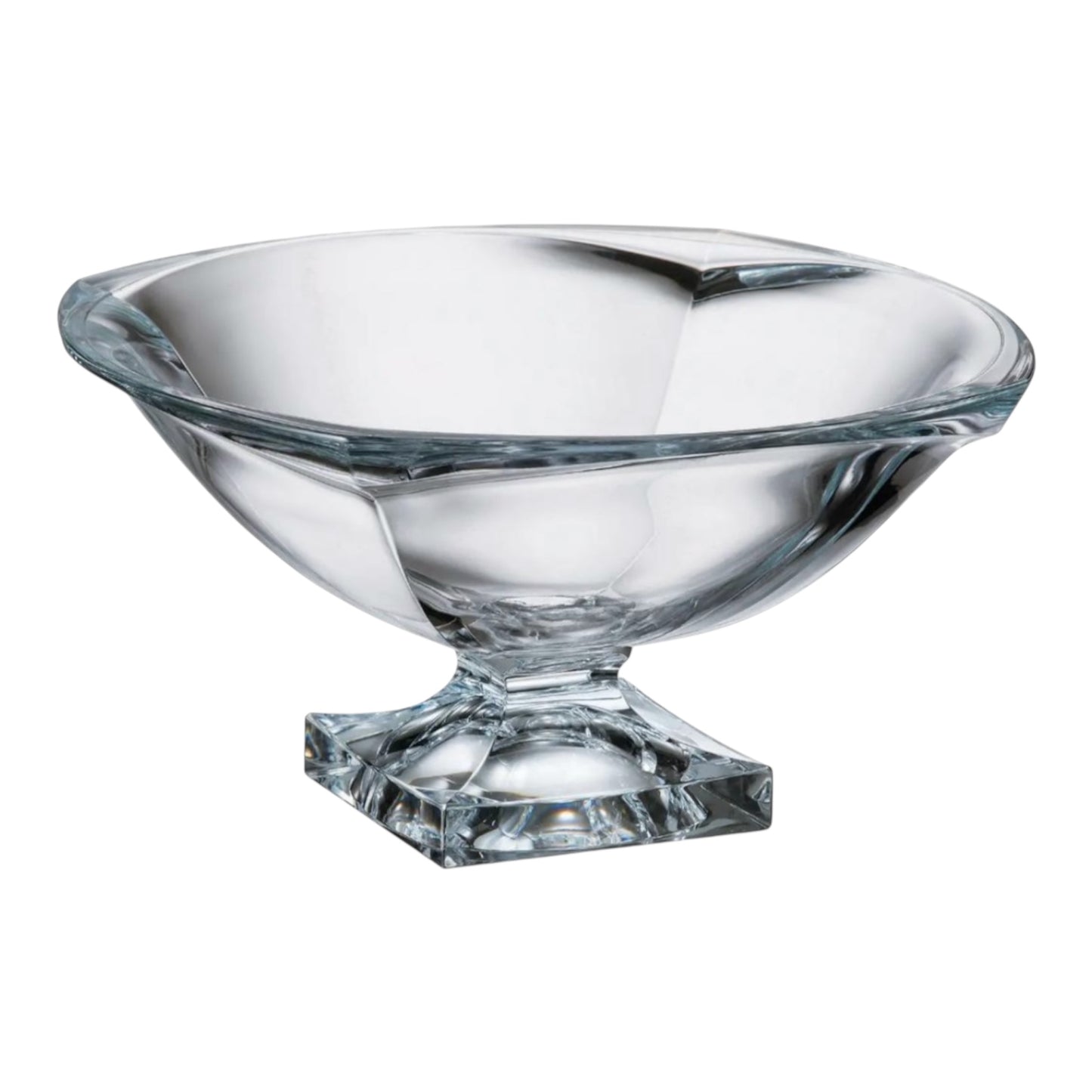 Bohemia Crystal Plate With Base - 16cm