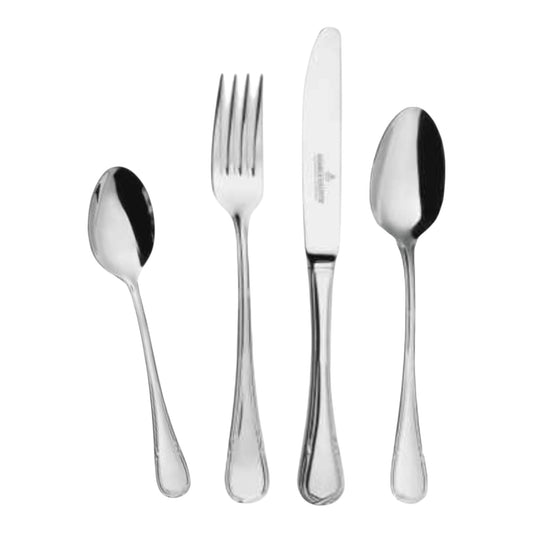 Cutlery Set Solingen - 72 Pieces - Silver Matte With Wooden Box