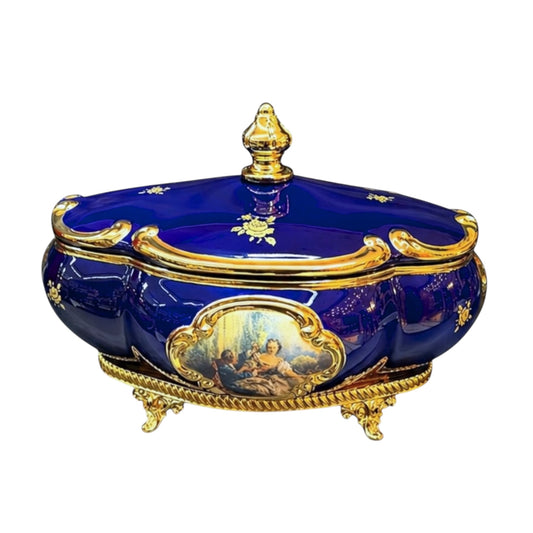 BC Limoge - Bonbonniere With Base - Romeo&Juliet - 29x19cm