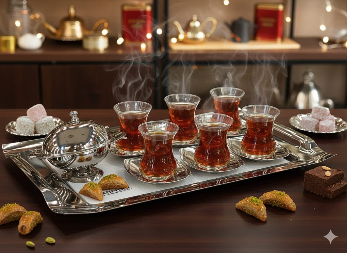 Arsel Tea Set 22 pieces - Turkey